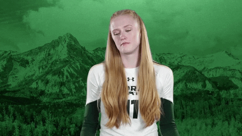 Volleyball GIF by Colorado State Rams