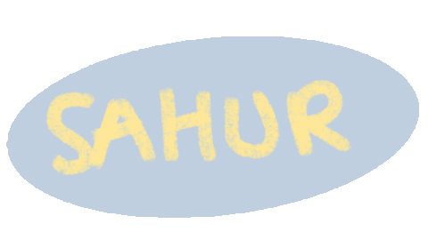 Supper Sahoor Sticker by Dielle Official