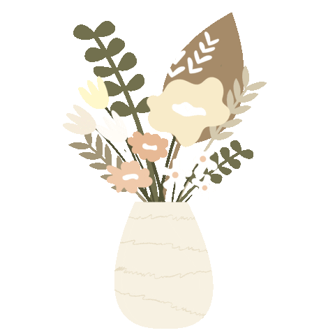 Vase Flower Sticker by amorblooms
