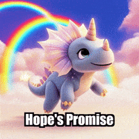 Rainbow Wisdom GIF by Divineasaur