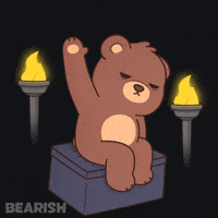 Teddy Bear Shut Up GIF by BEARISH