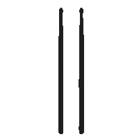 gflipdrums music australia queer drums Sticker