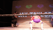 SHWAWrestling pose entrance cutter clothesline GIF