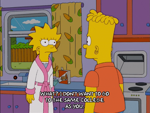 bart simpson kitchen GIF