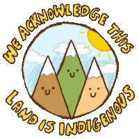 Native American Indian Sticker by Katharine Kow