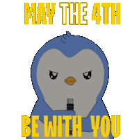 Light Saber Penguin Sticker by Pudgy Penguins