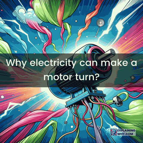 Electromagnetism Electric Motor GIF by ExplainingWhy.com