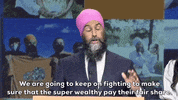 Tax The Rich Jagmeet Singh GIF by GIPHY News