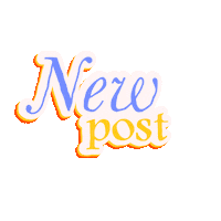 New Post Sticker by ÈS.B Studio