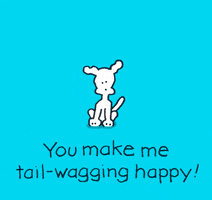 You Make Me Happy Love GIF by Chippy the Dog