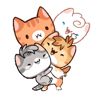 Hug Me Sticker by Mino Games