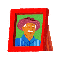 Vilore picture frame portrait foto Sticker