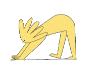 Sport Stretching Sticker by Loreta