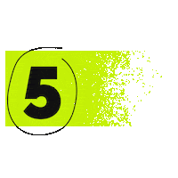 mijalzagier 5 five freelancer cinco Sticker