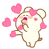 mics_p love character mouse moe Sticker