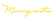 Good Morning Routine Sticker