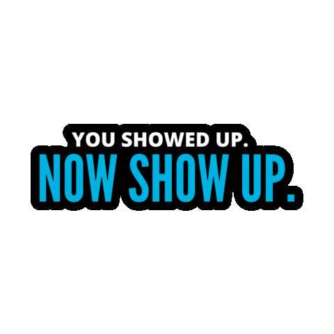 Workout Show Up Sticker by Burn Boot Camp