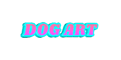Dog Art Sticker by Jess
