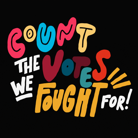 Right To Vote Voting Rights GIF by INTO ACTION