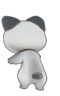 Cat Sticker by Kitten Cup Studio