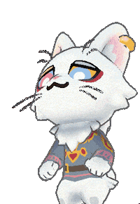 Cat Sticker by Kitten Cup Studio