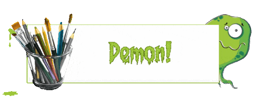 Halloween Monster Sticker