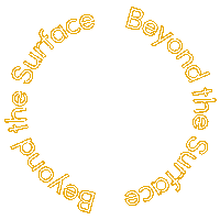 Beyond The Surface Sticker by sugaringLA