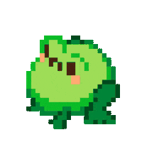 Pixel Jumping Sticker by ChibiKuma