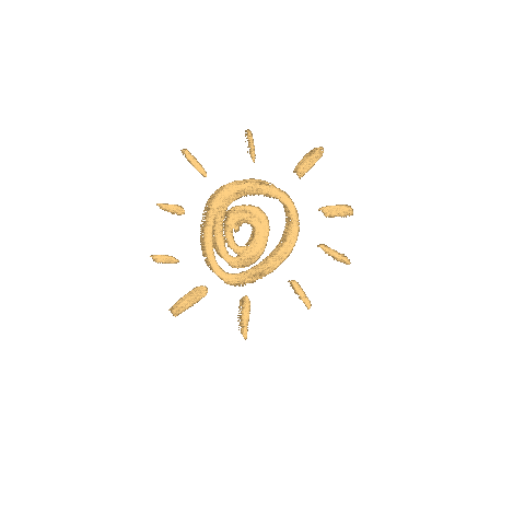 Naaxela sun doodle naaxela Sticker