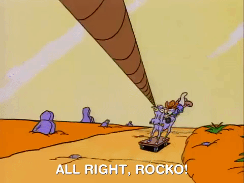 rockos modern life nicksplat GIF