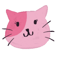 Cat Pink Sticker