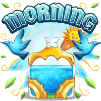 Good Morning Sun Sticker