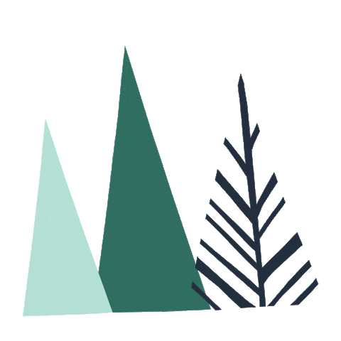 Pine Tree Winter Sticker by Amazon
