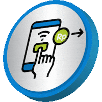 phone call Sticker by Kudo Indonesia