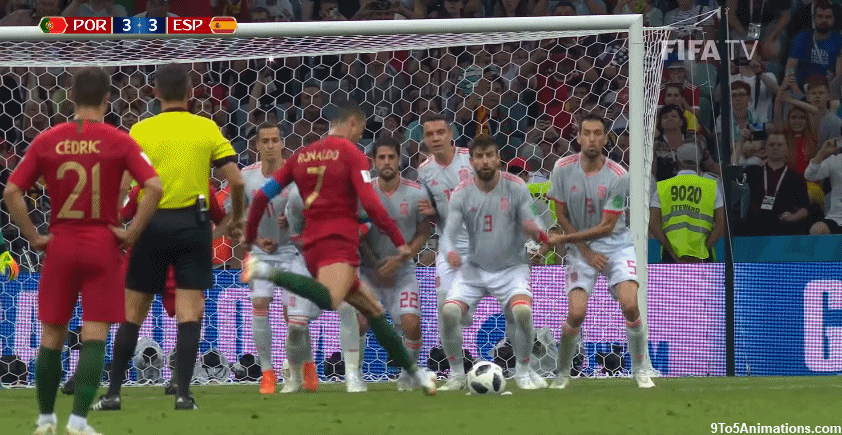 ronaldo wc2018 GIF