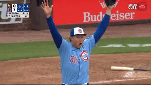 Chicago Cubs Wow GIF by MLB