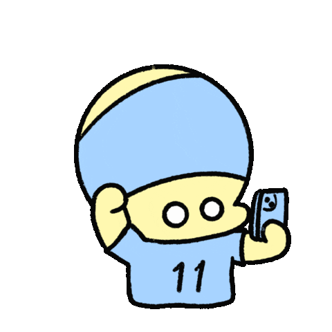 kkabuktoon giphyupload happy 신나 축구 Sticker