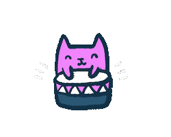 Cat Playing Sticker