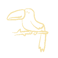 Pastel Jungle Sticker by BCE ÖCSI