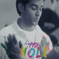 Festival Of Colors Bollywood GIF by Hrithik Roshan
