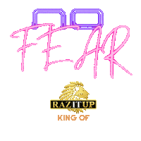 Fear No Sticker by Yanni Raz
