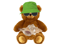 Teddy Bears Summer Sticker