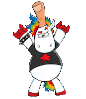 Art Party Sticker by Stinkefingereinhorn