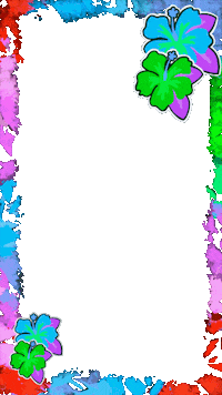 Flower Frame Sticker