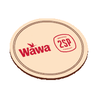 Coaster Wawa Run Sticker by Wawa