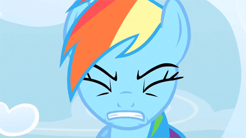 scared my little pony GIF