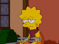 sad lisa simpson GIF