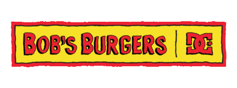 Bobs Burgers Sticker by DC Shoes