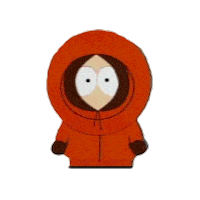 Scared Kenny Mccormick Sticker by South Park