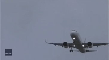 Planes Abort Landings at Manchester Airport as Storm Franklin Hits